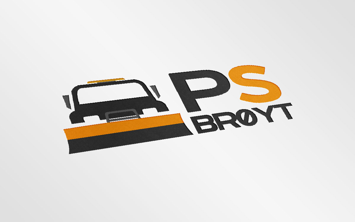 PS Brøyt logo mockup 2